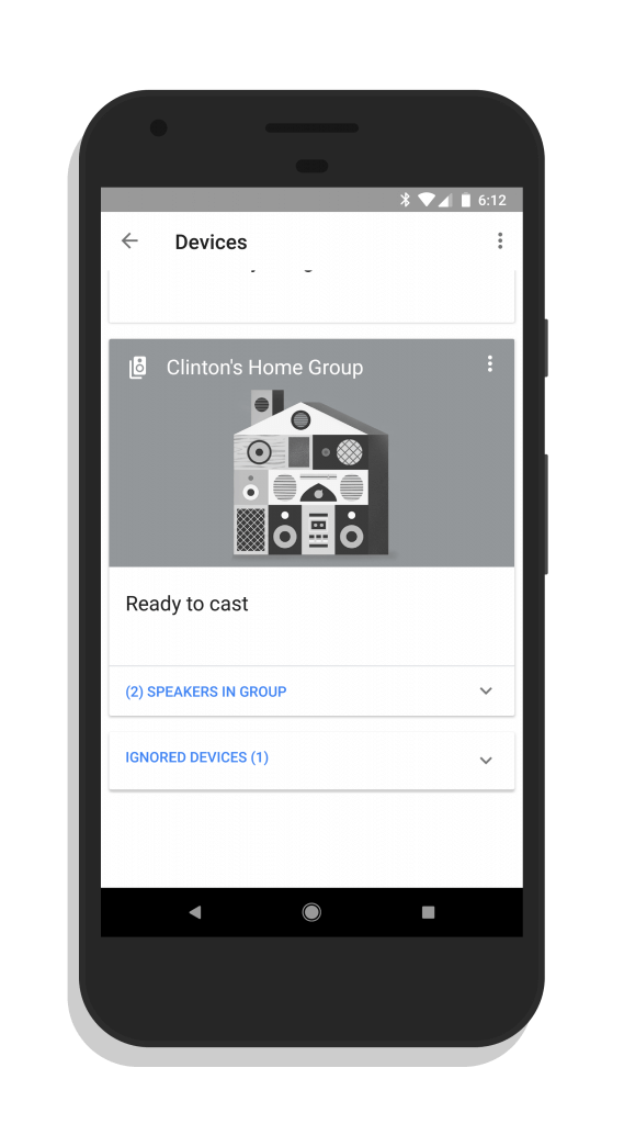 My Google Home Group in the Home App