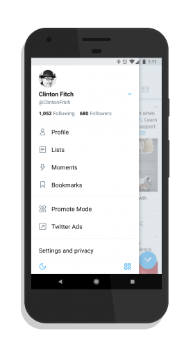 Bookmarks in Twitter