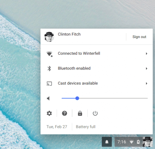 Chrome OS Normal Theme