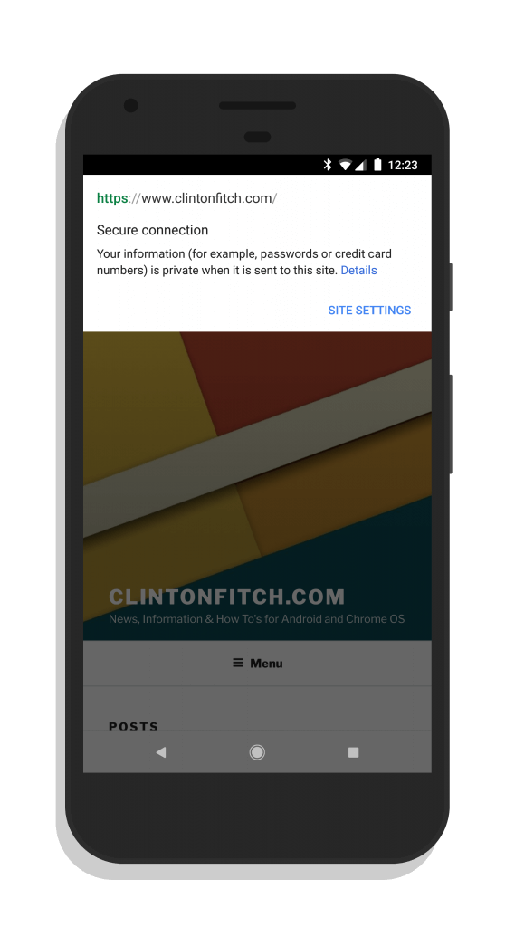 ClintonFitch.com Secure Site Information