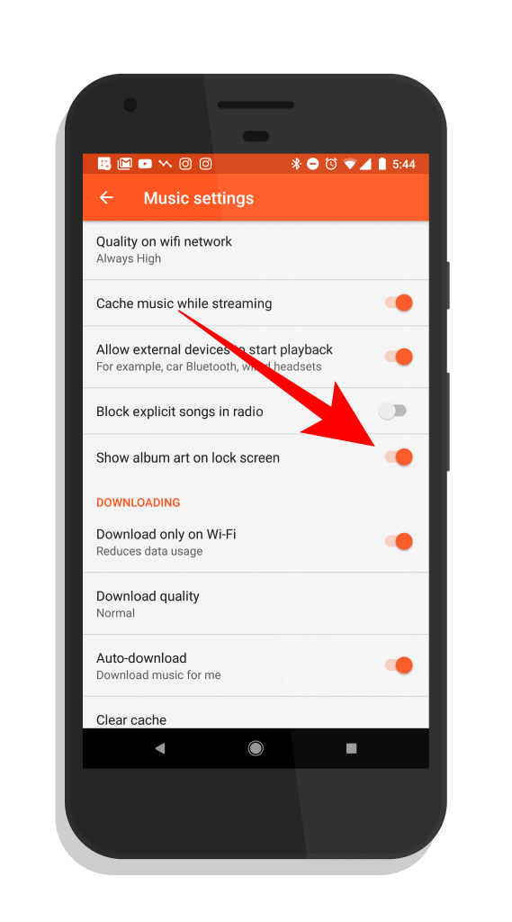 Disable Album Art on the Lock Screen in Google Play Music