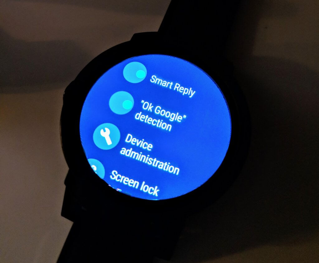 OK Google in Android Wear