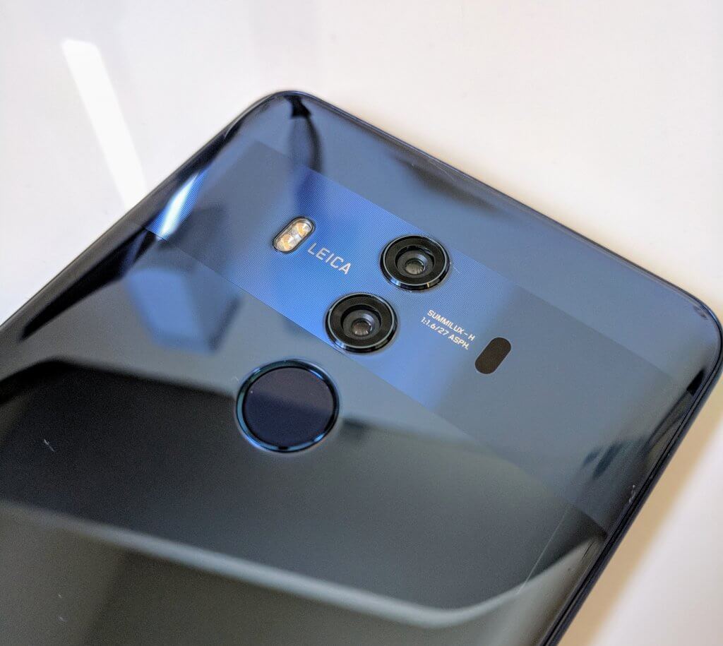 Mate 10 Pro Rear Camera and Fingerprint Scanner Configuration