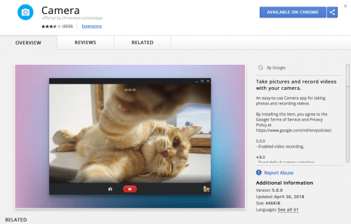 Chrome OS Camera Update