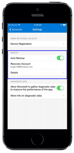 Microsoft Authenticator Backup & Recovery