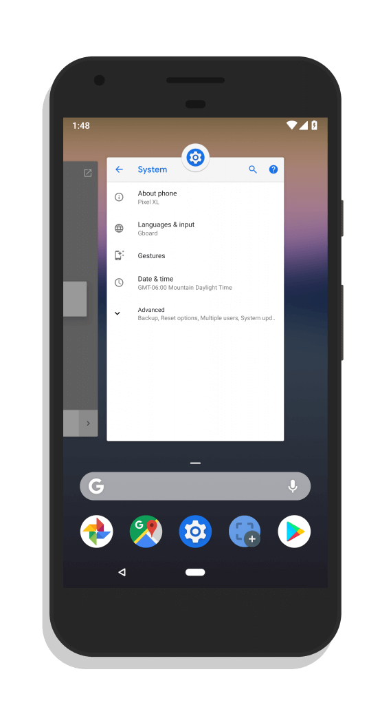 Android P System Navigation UI