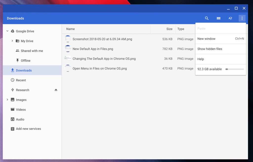 How To Check The Storage of Any Drive in Chrome OS