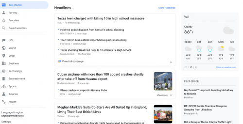 Google News Material Design - May 2018
