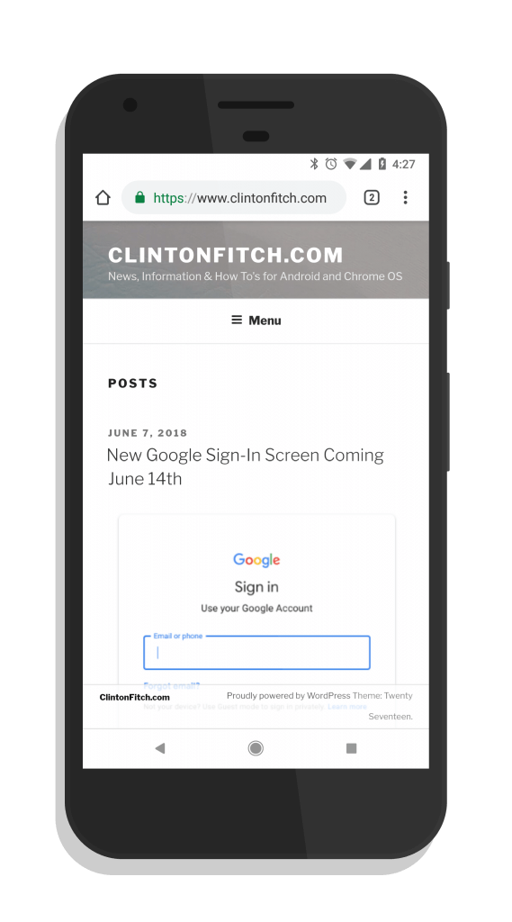 Chrome for Android Beta - Chrome 68