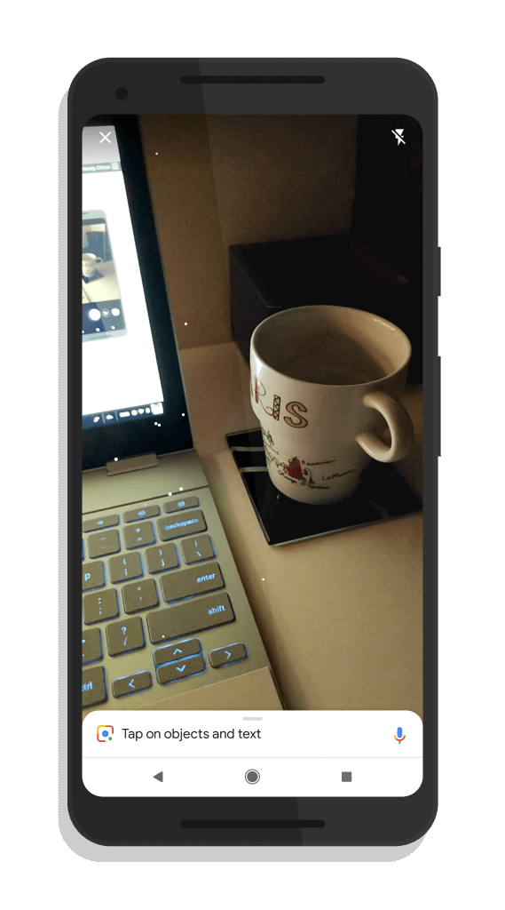 Google Lens Activated in Google Camera