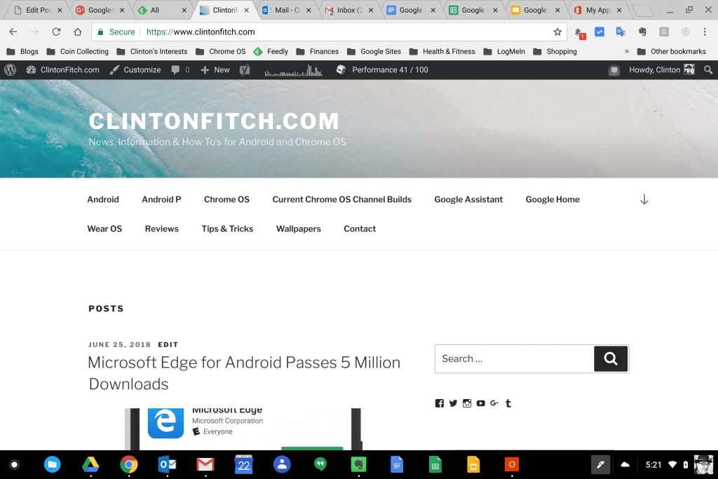 My Typical Chrome Browser Tabs Each Day