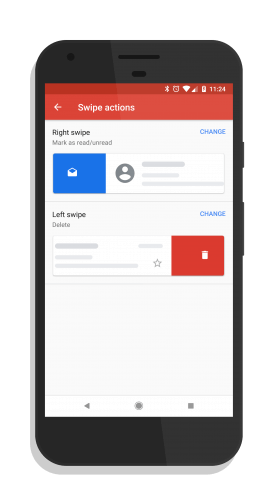 Swipe Actions in Gmail for Android