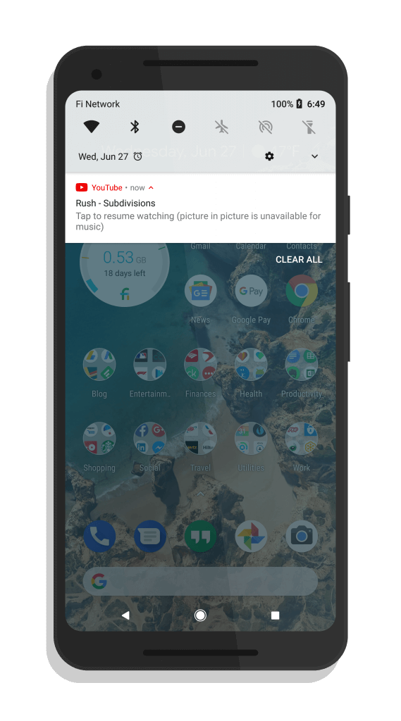 YouTube Picture-in-Picture Not Supported Warning
