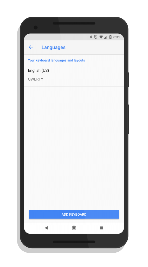 Add a Keyboard in Gboard