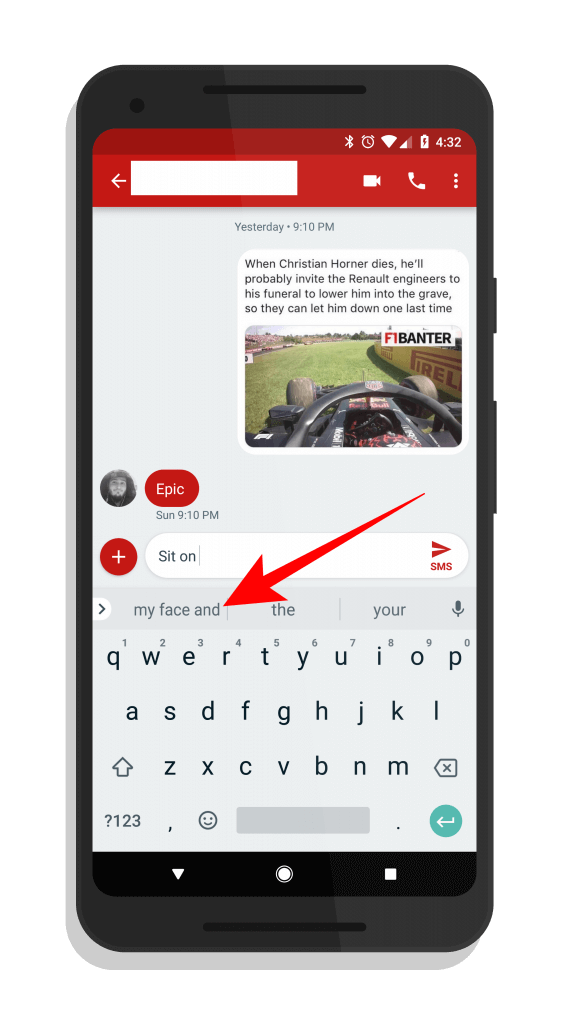 Google GBoard Gets Risque