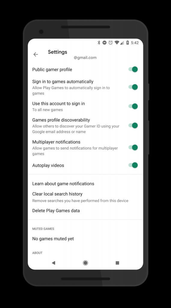 New Autoplay Videos Setting in Google Play Games