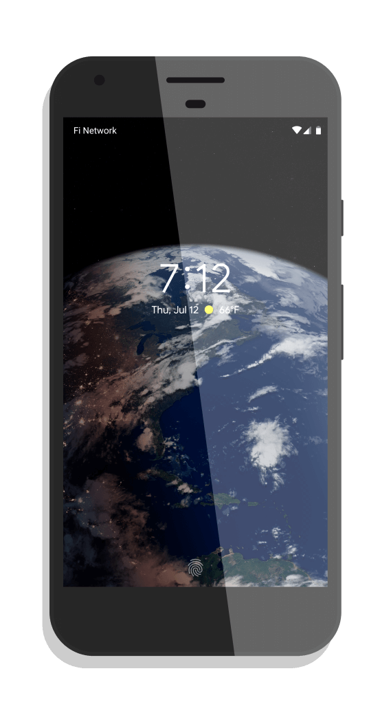 Weather Information on the Lock Screen in Android P