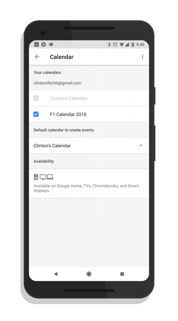 iCal Support in Google Home