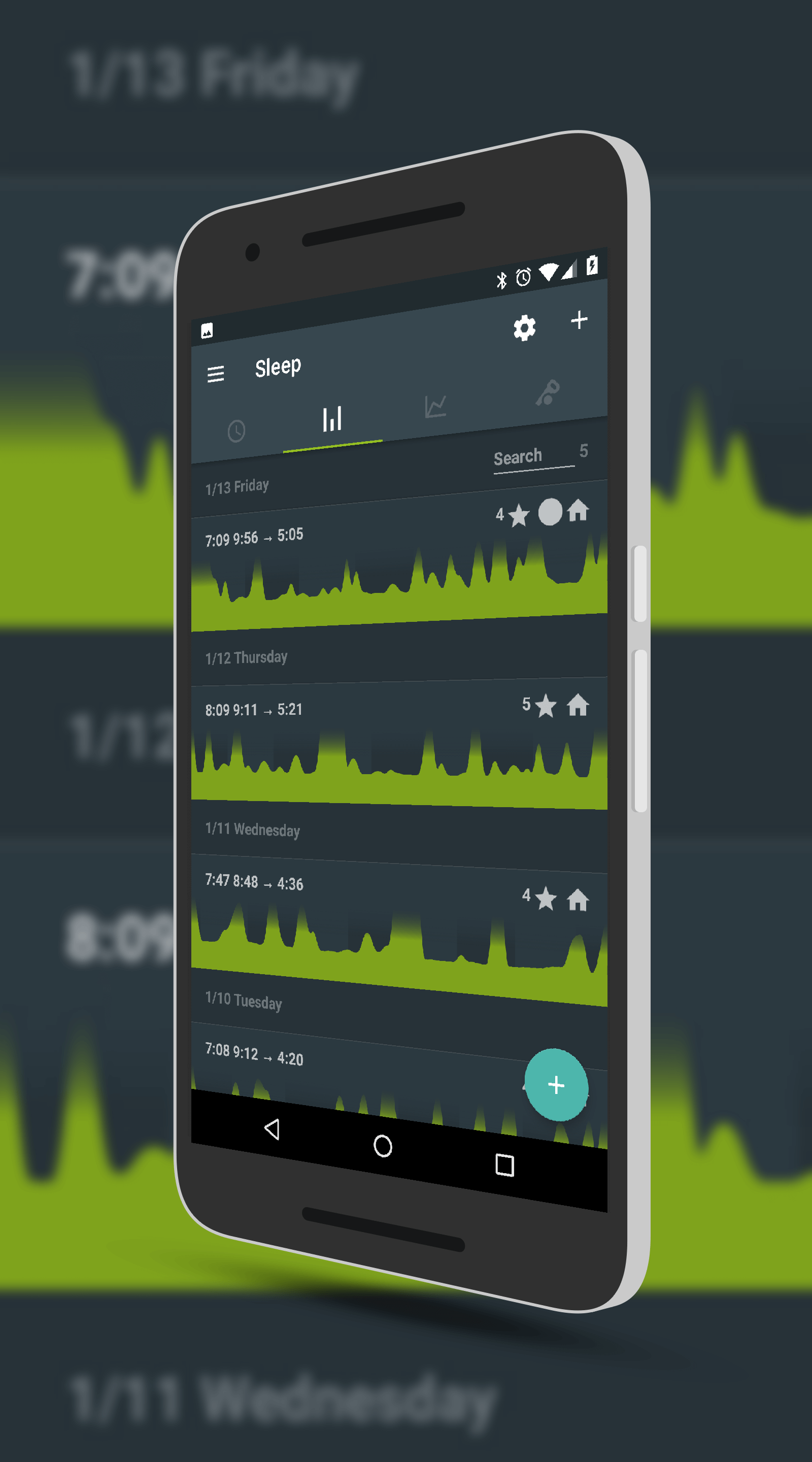 sleep as android native gear companion