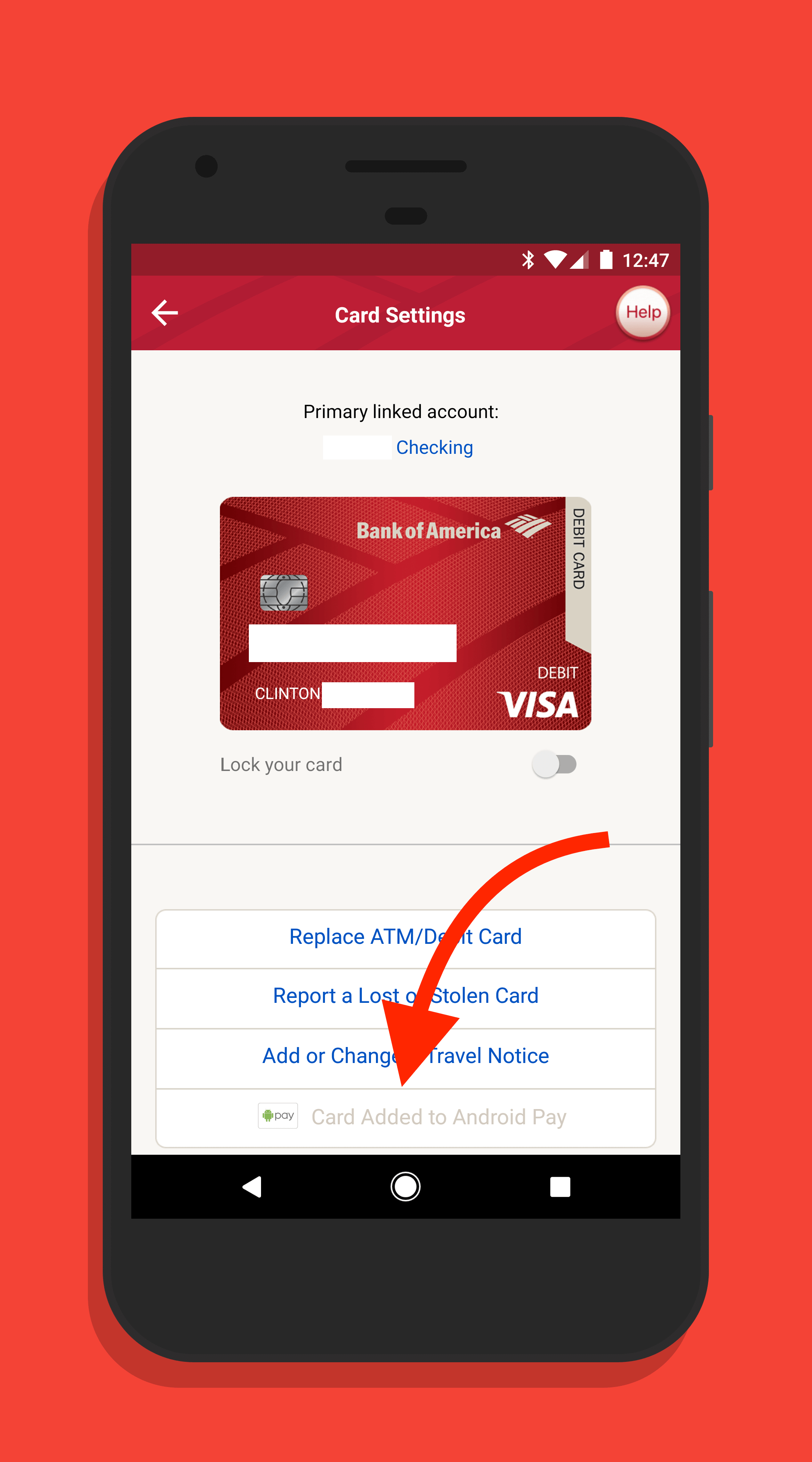 how to add card in android phone