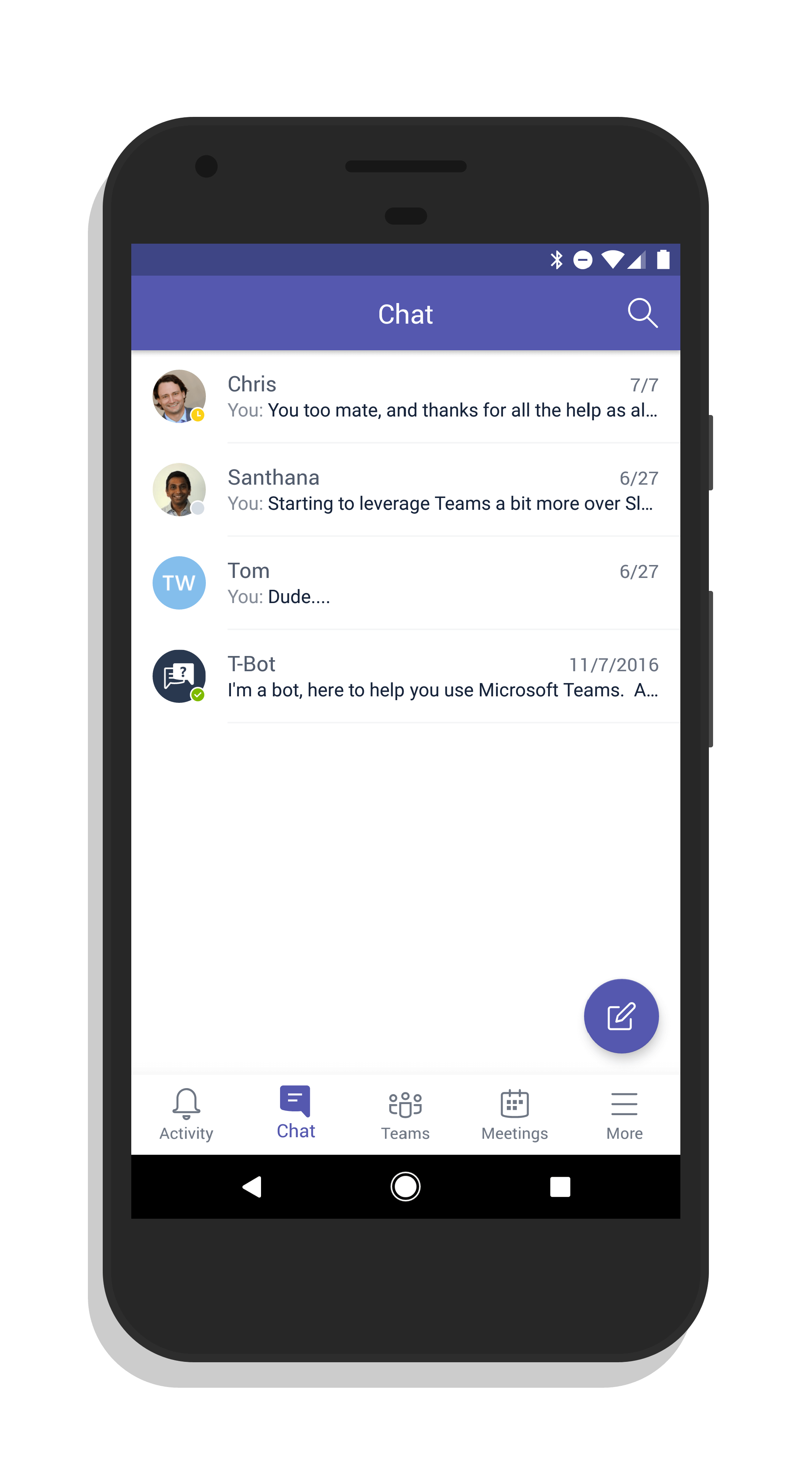 download microsoft teams chat