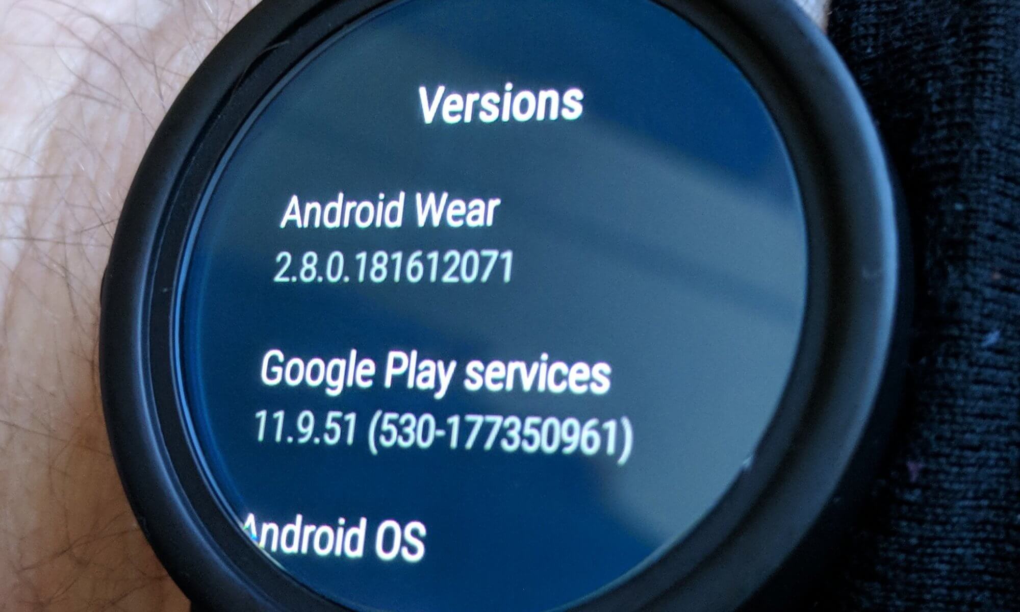 android wear latest version