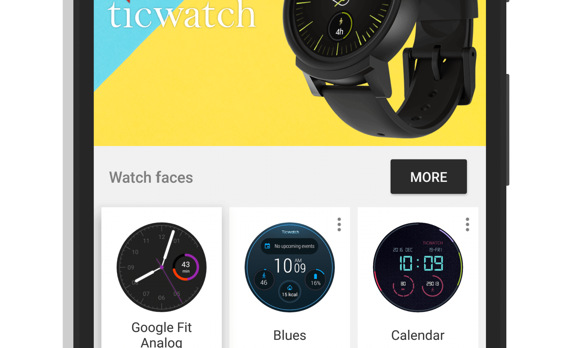 android wear watch app