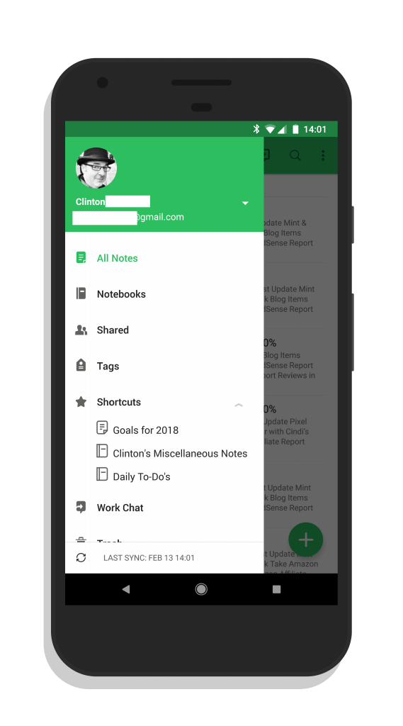 evernote for android wear
