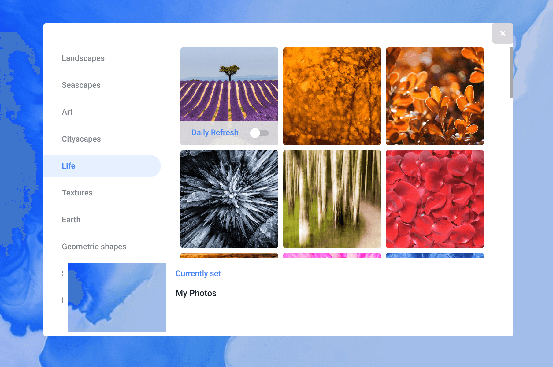 Android Live Wallpaper Picker