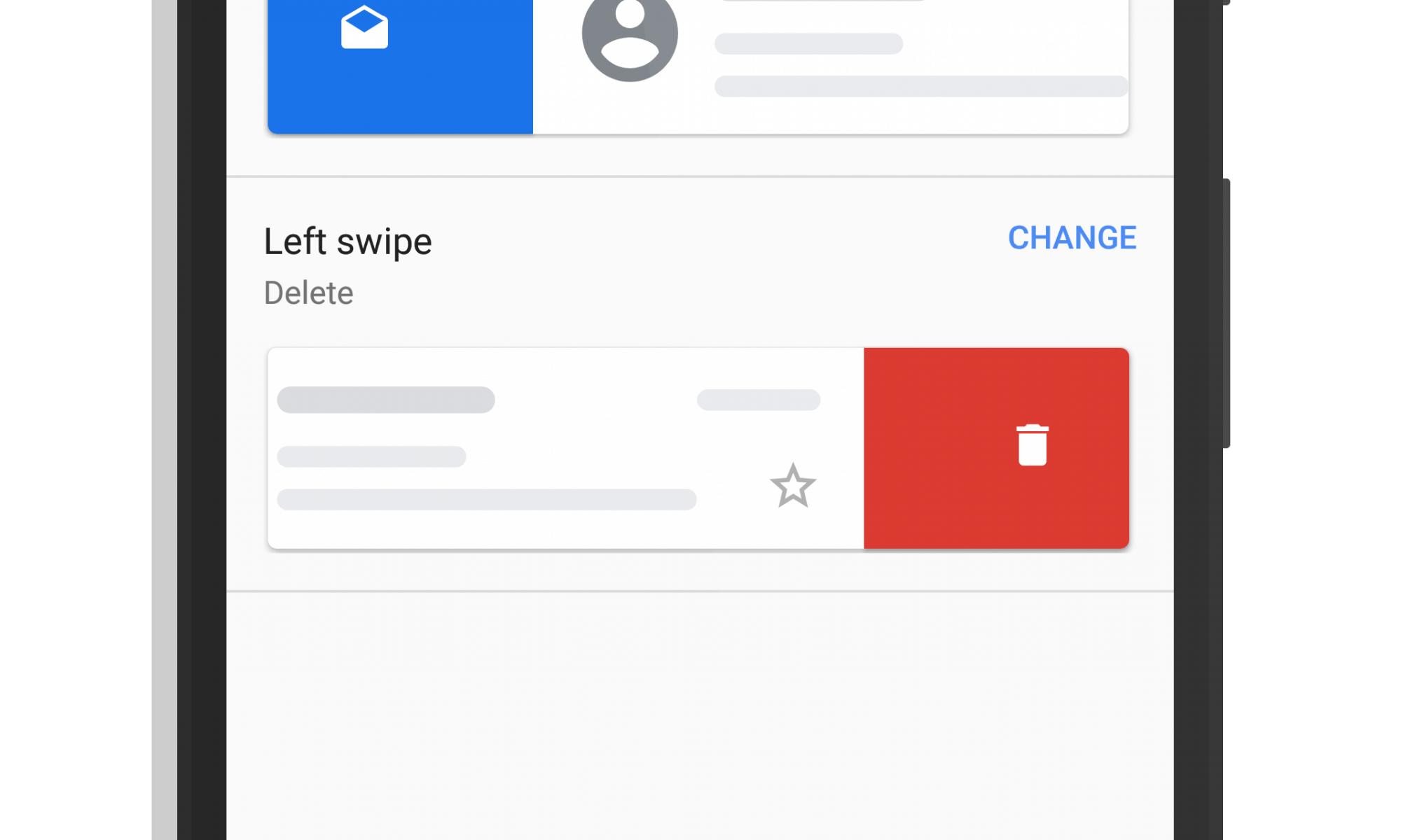 Image result for swipe actions on gmail